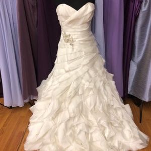 Maggie Sottero Lace-Up Rhinestone Wedding Dress